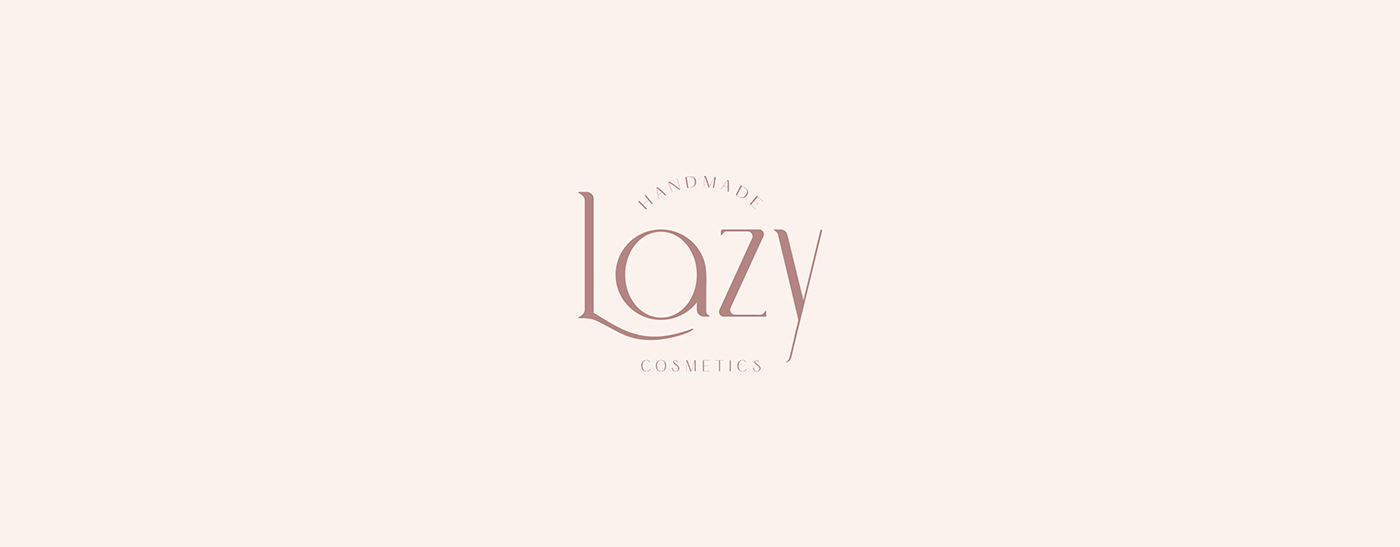 branding  graphicdesign lazy lazycosmetics Packaging Tifólio visualidentity brandidentity logo logodesign