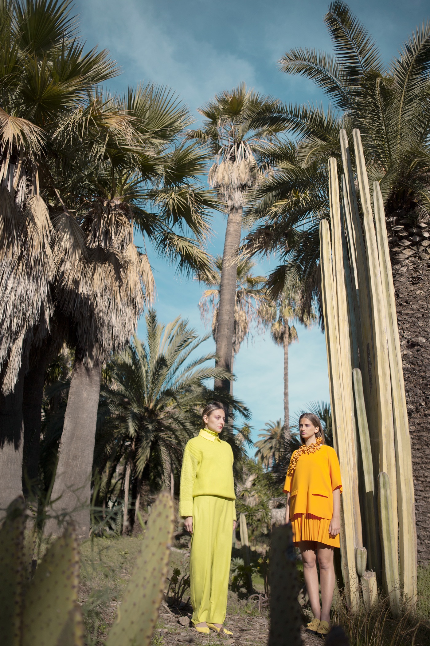 cactus model models photo fashion editorial editorial barcelona garden surreal cos & other sories Beautiful Style
