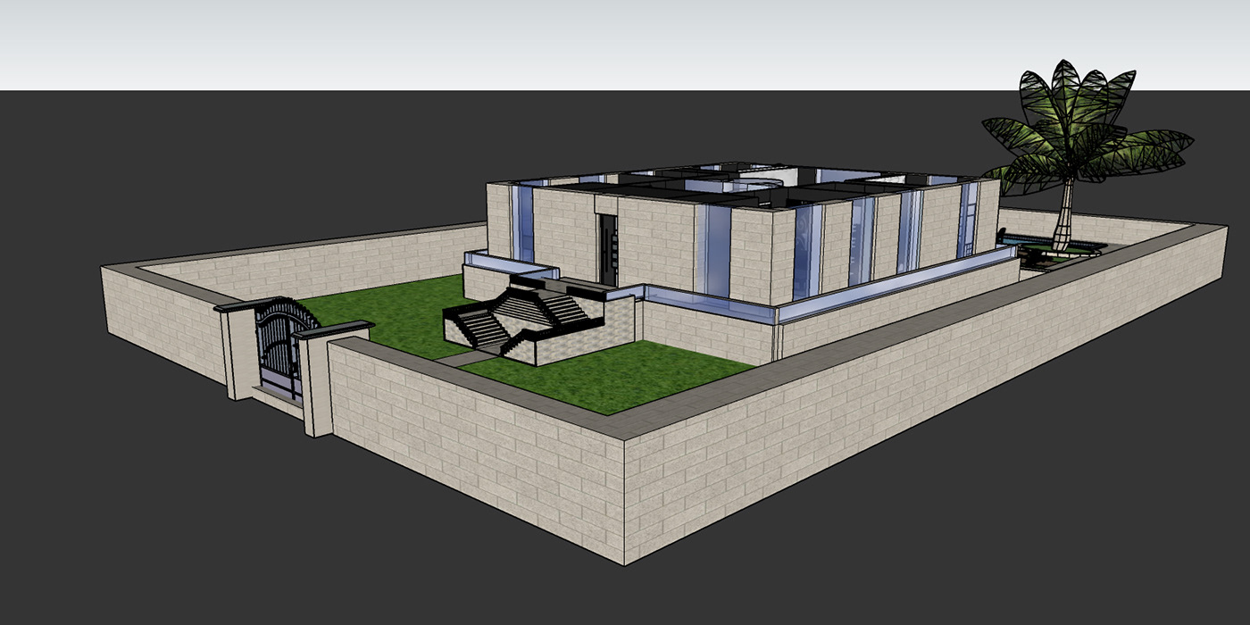 design Graphic Designer house architecture interior design  exterior 3D Render modern visualization