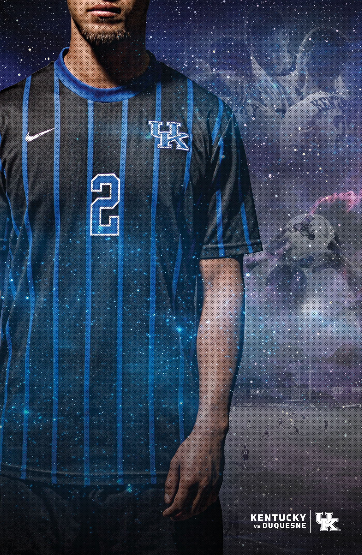 sports poster Kentucky athletics design soccer Futbol Men's Soccer graphics game