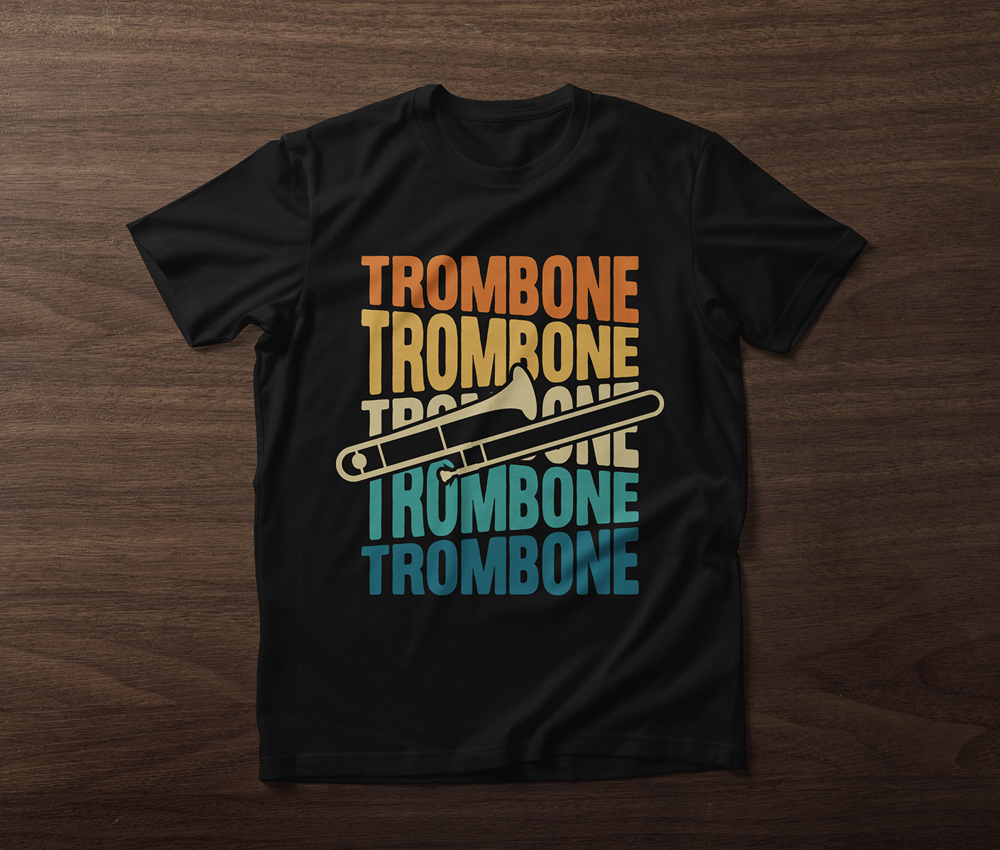 trombone music t-shirt T-Shirt Design tshirt
