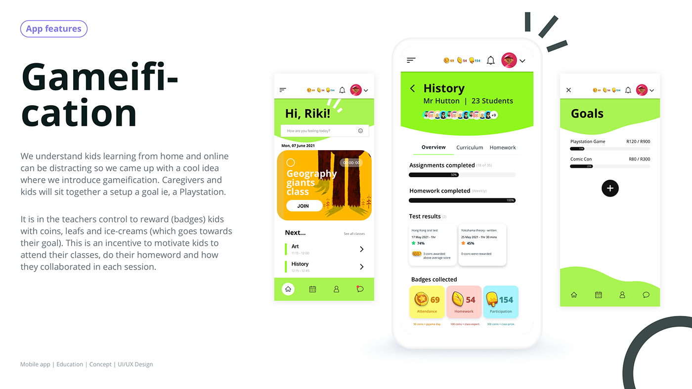 app design Case Study design kids education app learning Mobile app product design  UI/UX