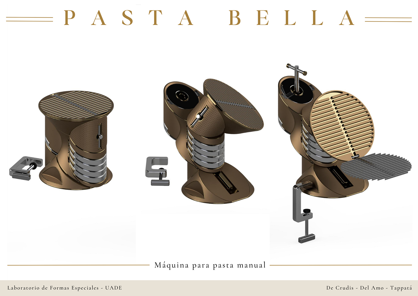 diseño industrial Render product design  Pasta uade laboratorio de formas morfologia