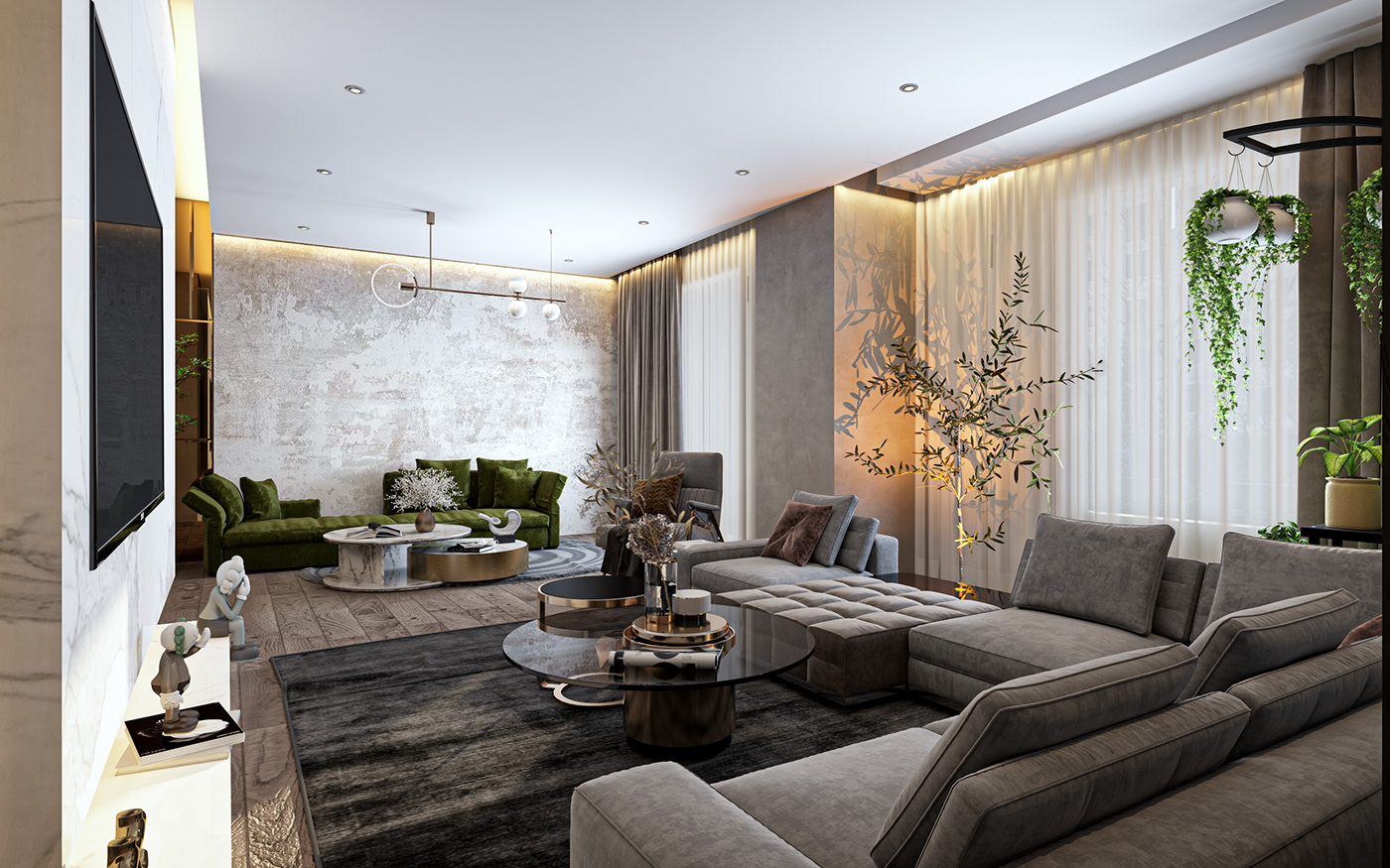 indoor architecture visualization modern interior design  vray 3ds max Render exterior 3D