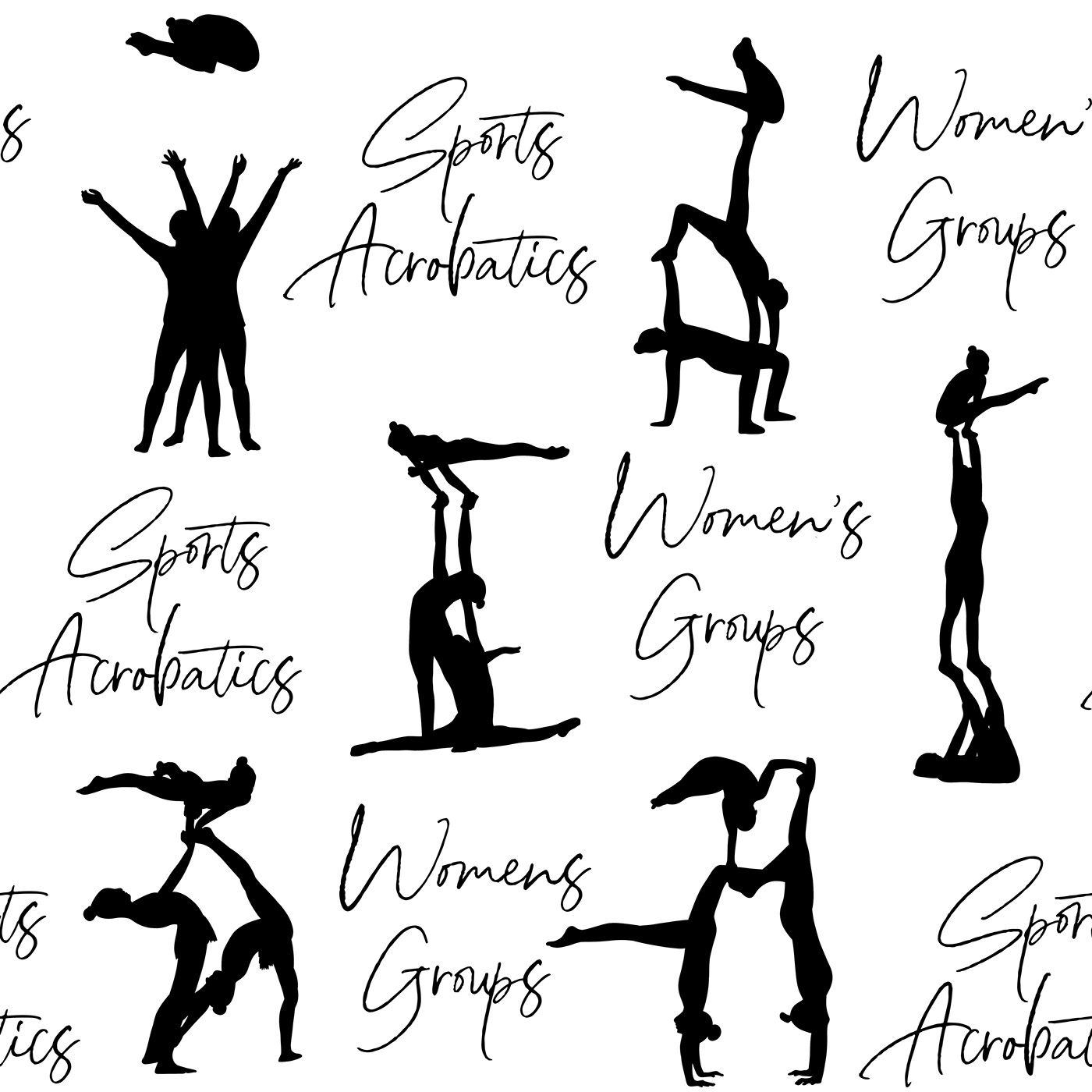 acrobat Acrobatic athletics balance dancing gymnast persons sketch sport Young