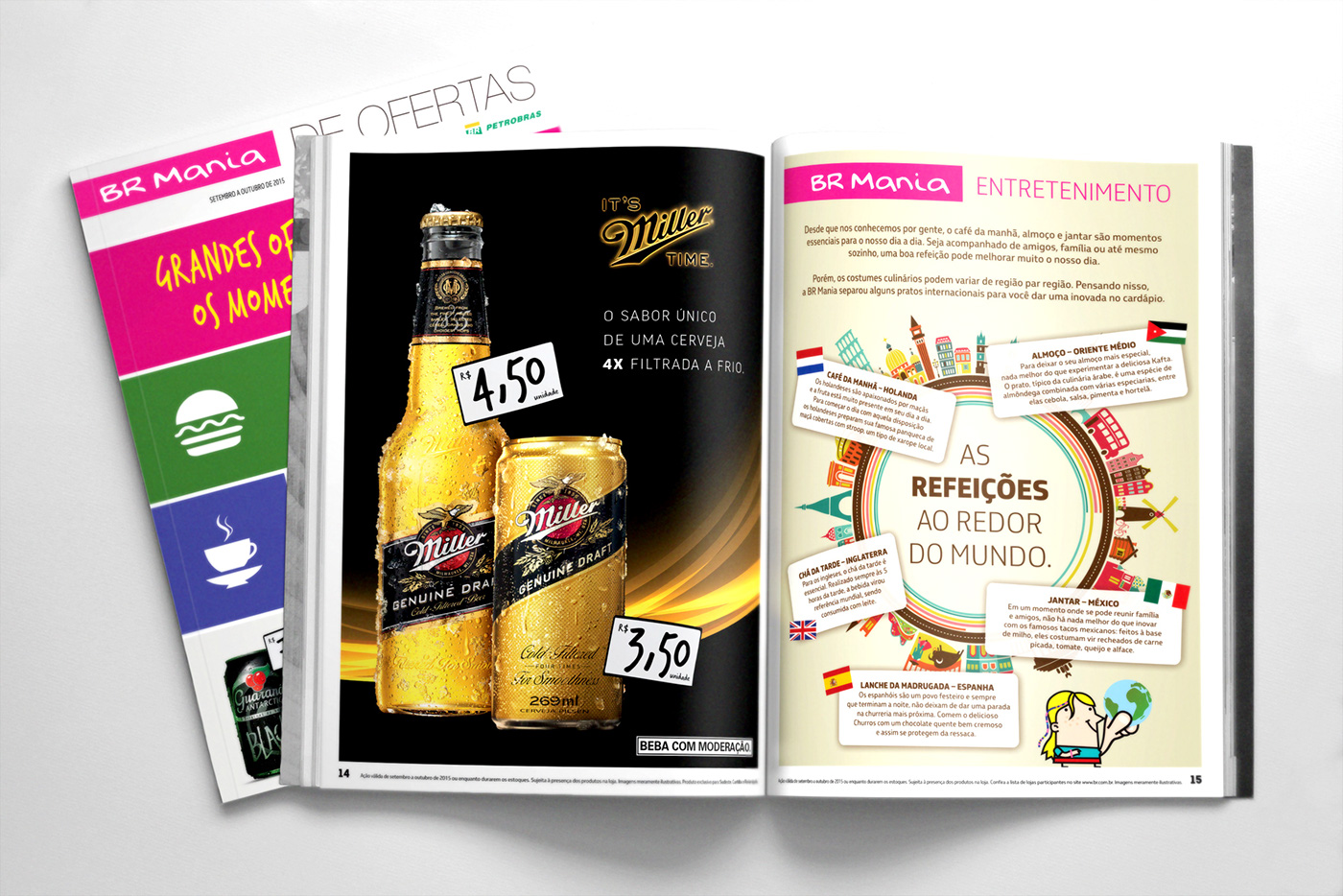 revista magazine BR Mania petrobras Brasil catalogo editorial tabloide print impresso