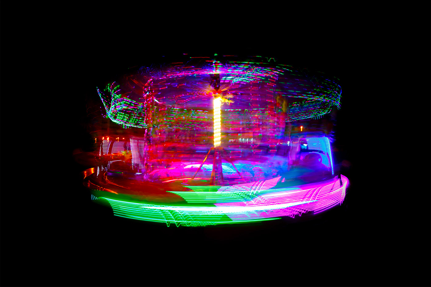 long exposure carrusel carousel merry-go-round Photography  time machines máquinas del tiempo