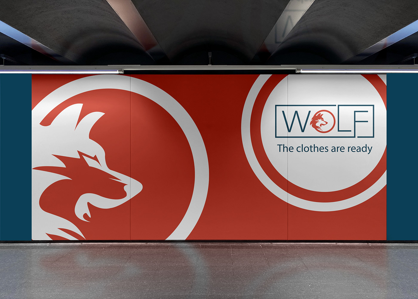 wolf logo Clothing fashion design moda model design