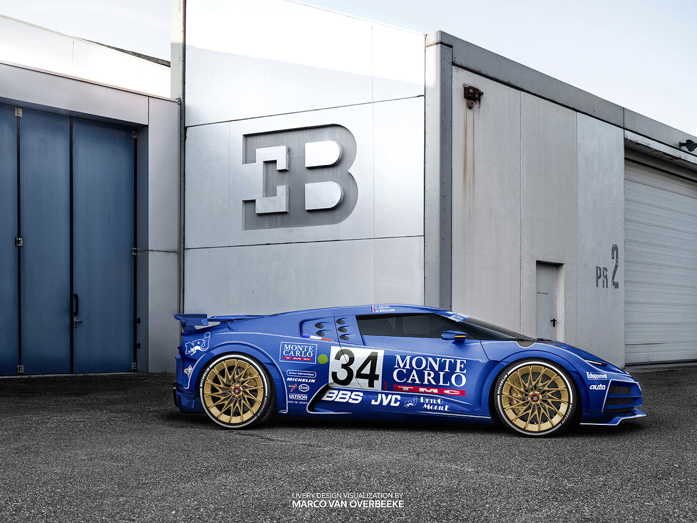 bugatti centodieci Livery design automotive   racecar Motorsport Racing eb110 livery design