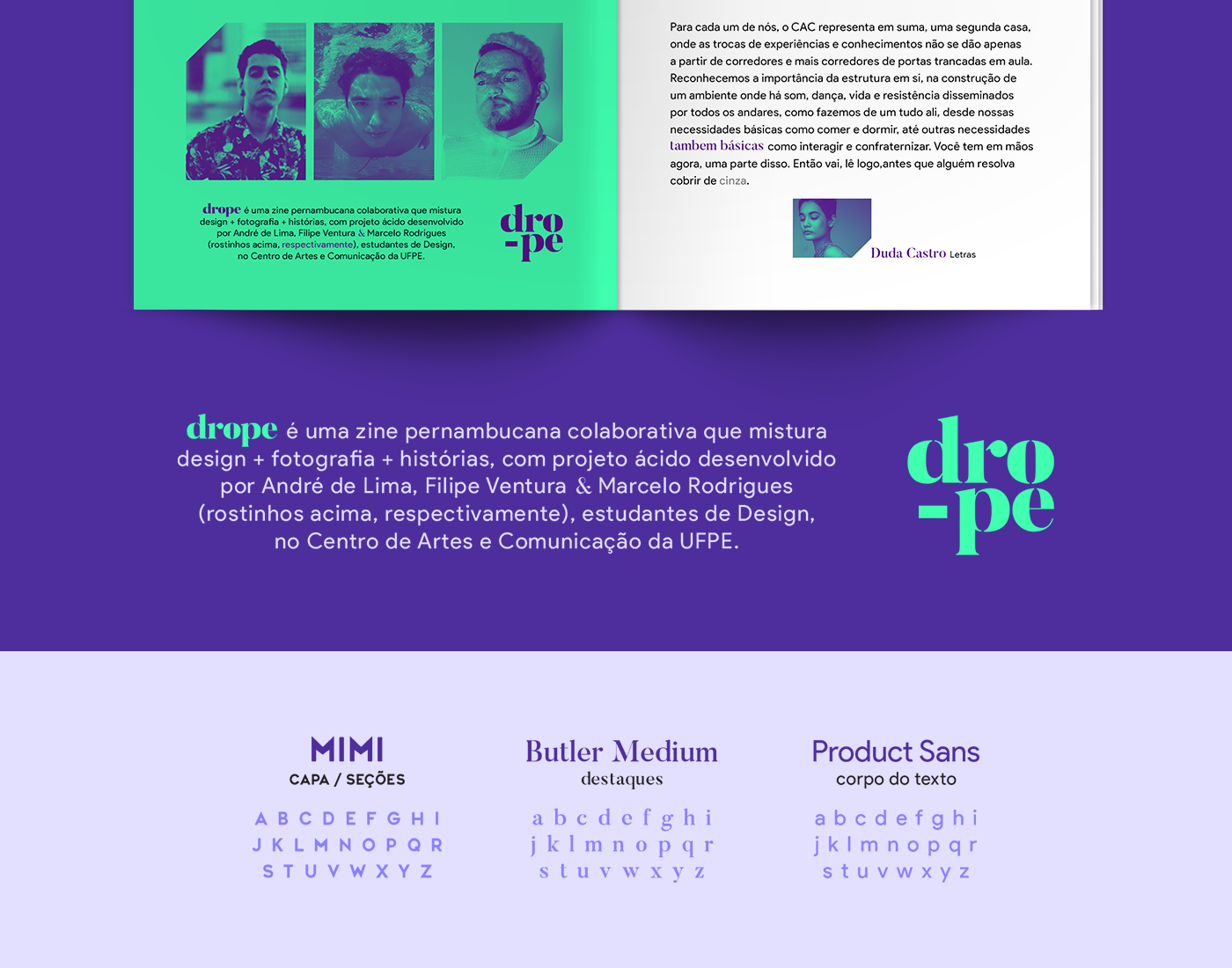 Graphic Design and Editorial: Drope