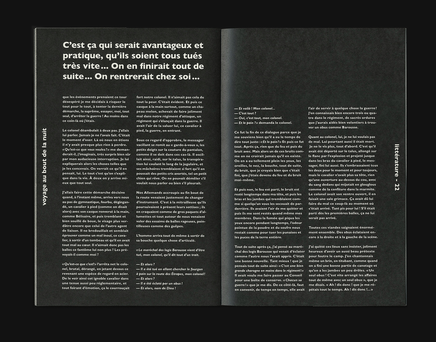 magazine publication edition black noir simplicity Minimalism