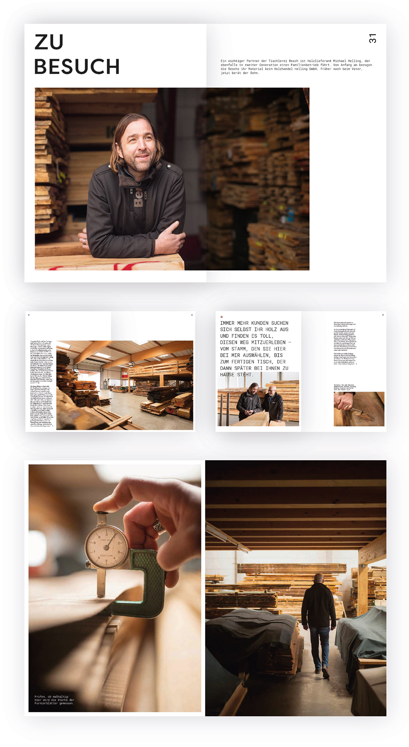 branding  carpenter graphic design  handcraft interieur Layout Magazine design Nature print design  typography  