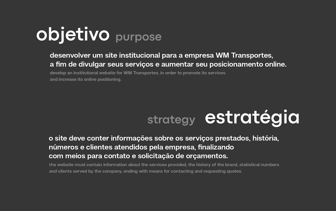 logistic site Transport transportadora UI ux Webdesign Website wm transportes
