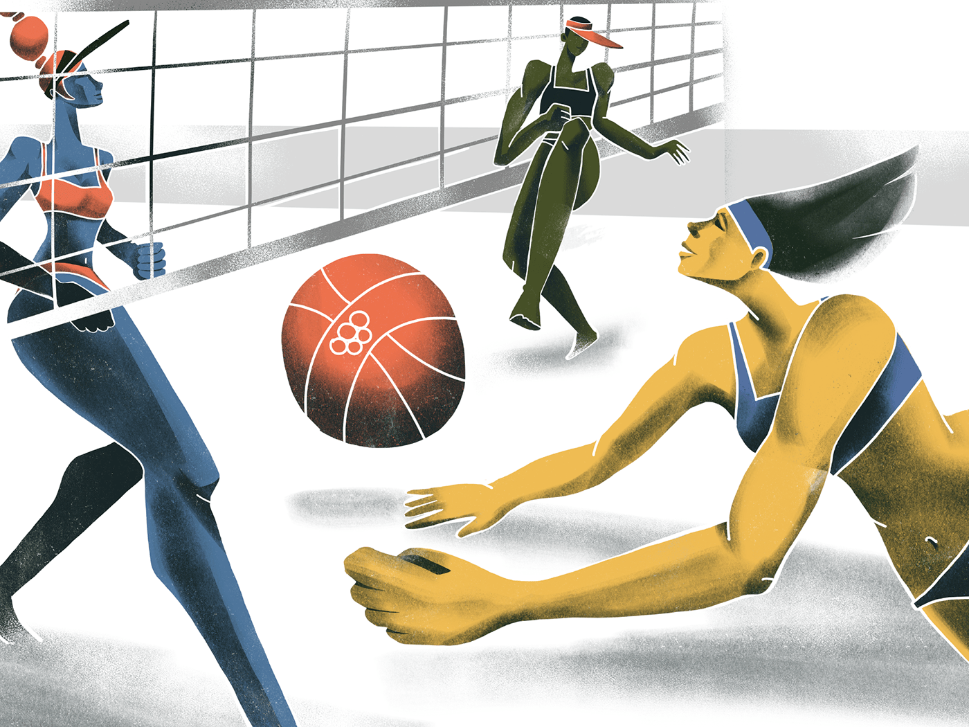 athlete Competition digital painting Olympic Games Olympics PROCREATE ART sports sportsman Summer Olympics summer sports