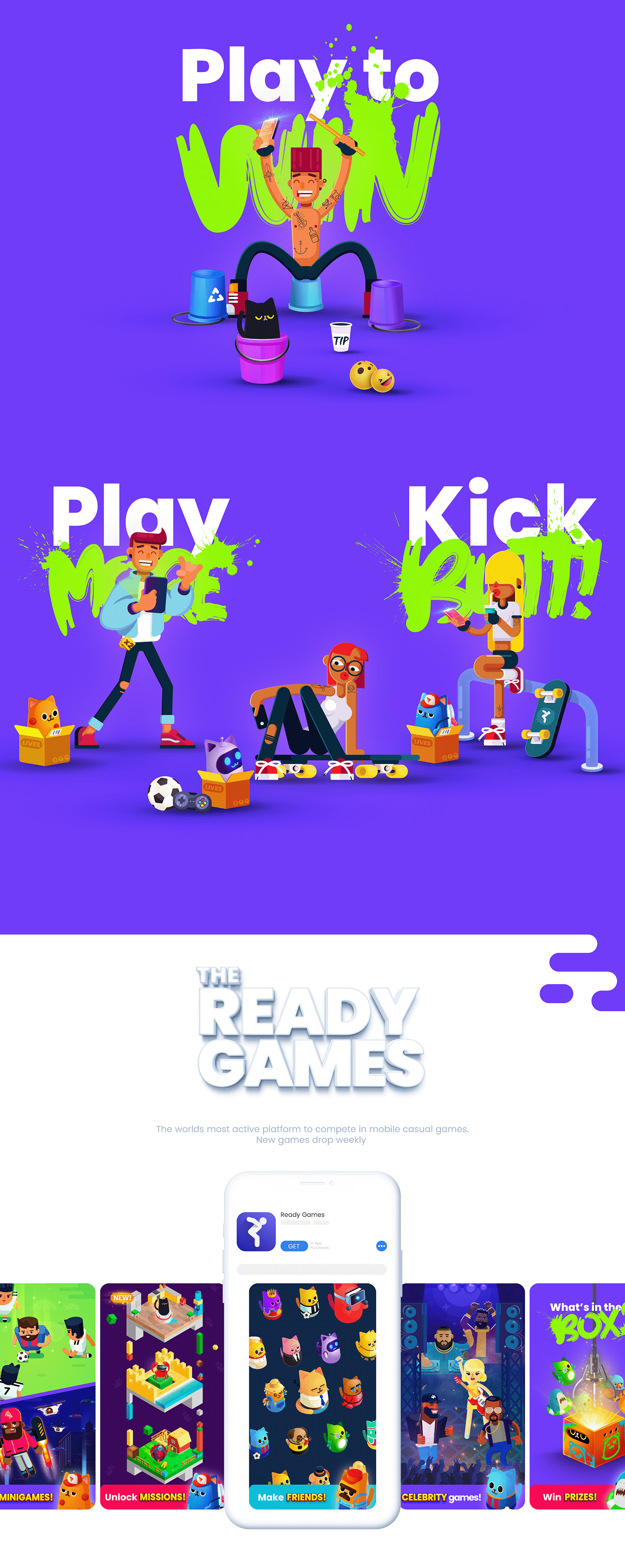 android games apps branding  characters flat design flat illustration ios games mobile games ready games Video Games