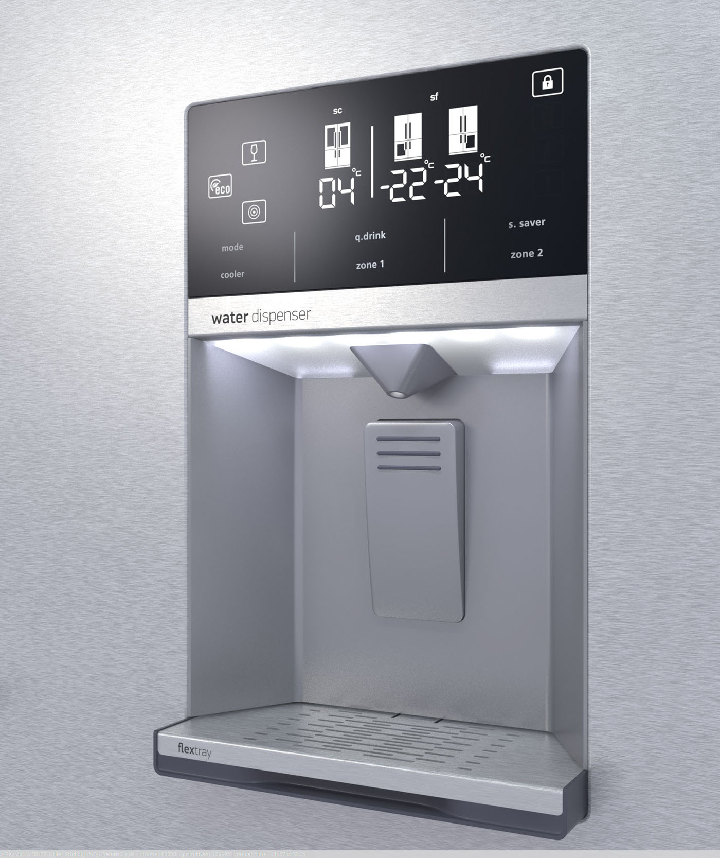 water dispenser refrigerator French Door dispenser water