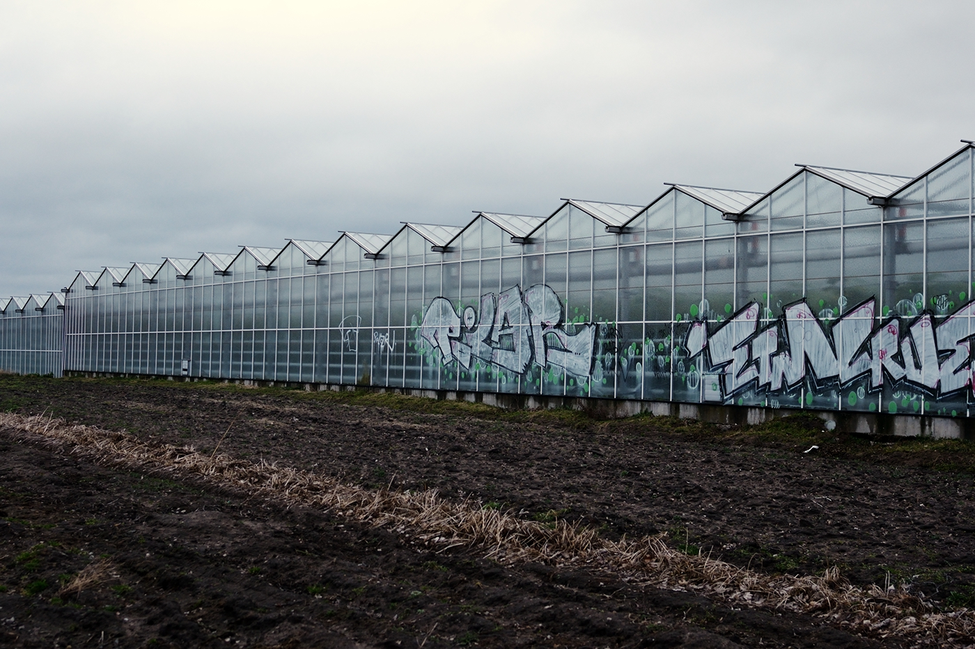 plastic Landscape agriculture greenhouse fields vegetables