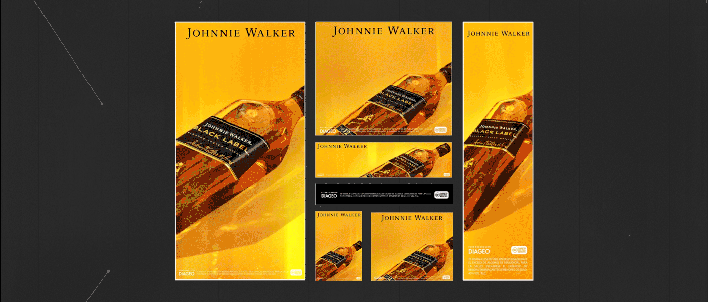 figma design Figma Johnnie Walker diageo Advertising  designer Brand Design