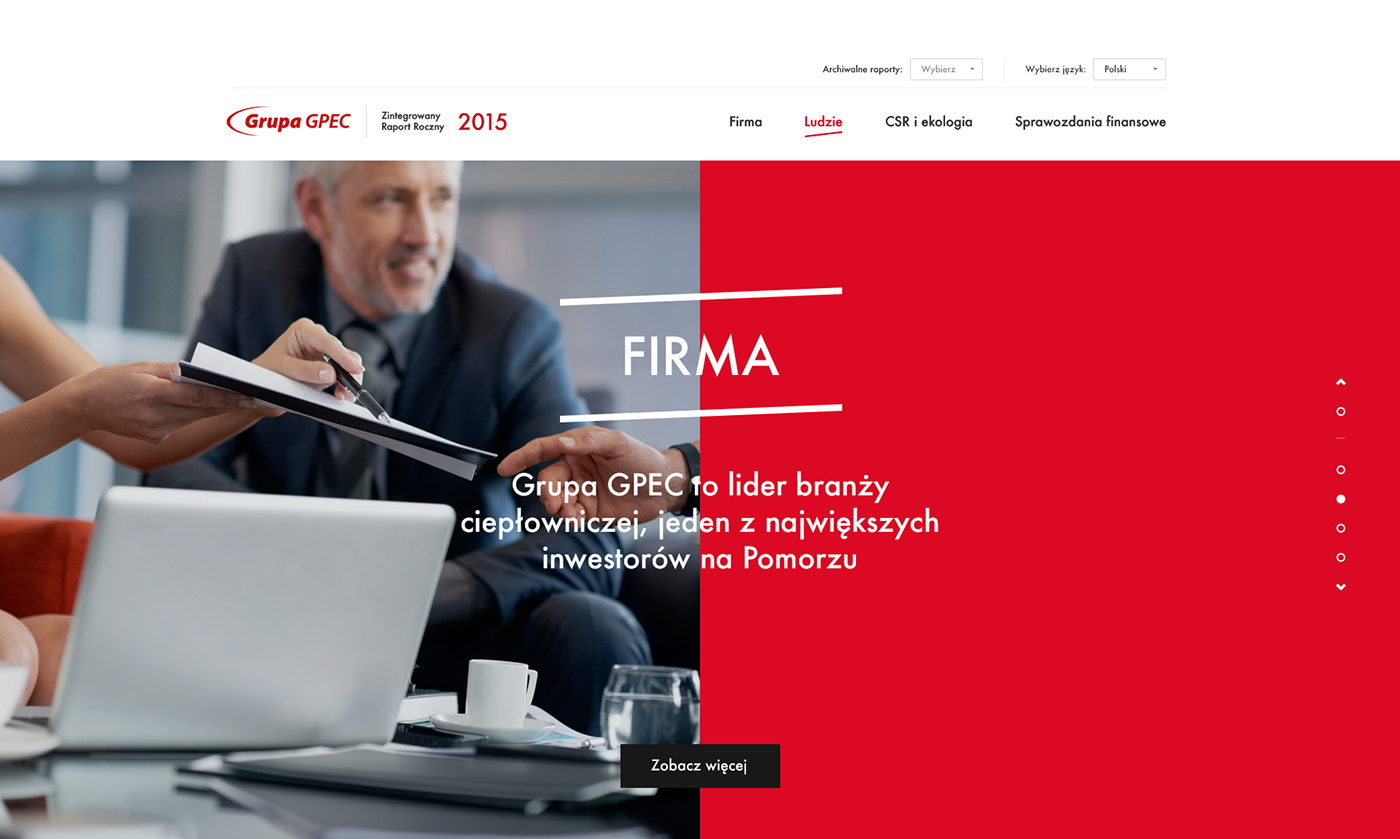 sokol prime union prime gpec poland Gdansk gdynia sopot Website red animations svg fonts Charts
