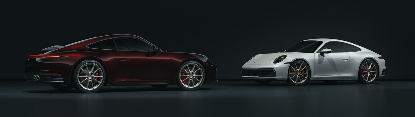 3ds max automotive   Porsche Render studio