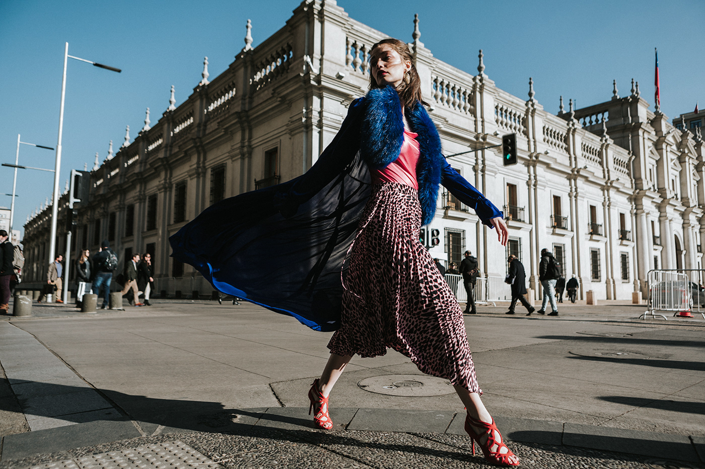 chile moda Fashion  Santiago city ciudad Downtonw walk model chilean
