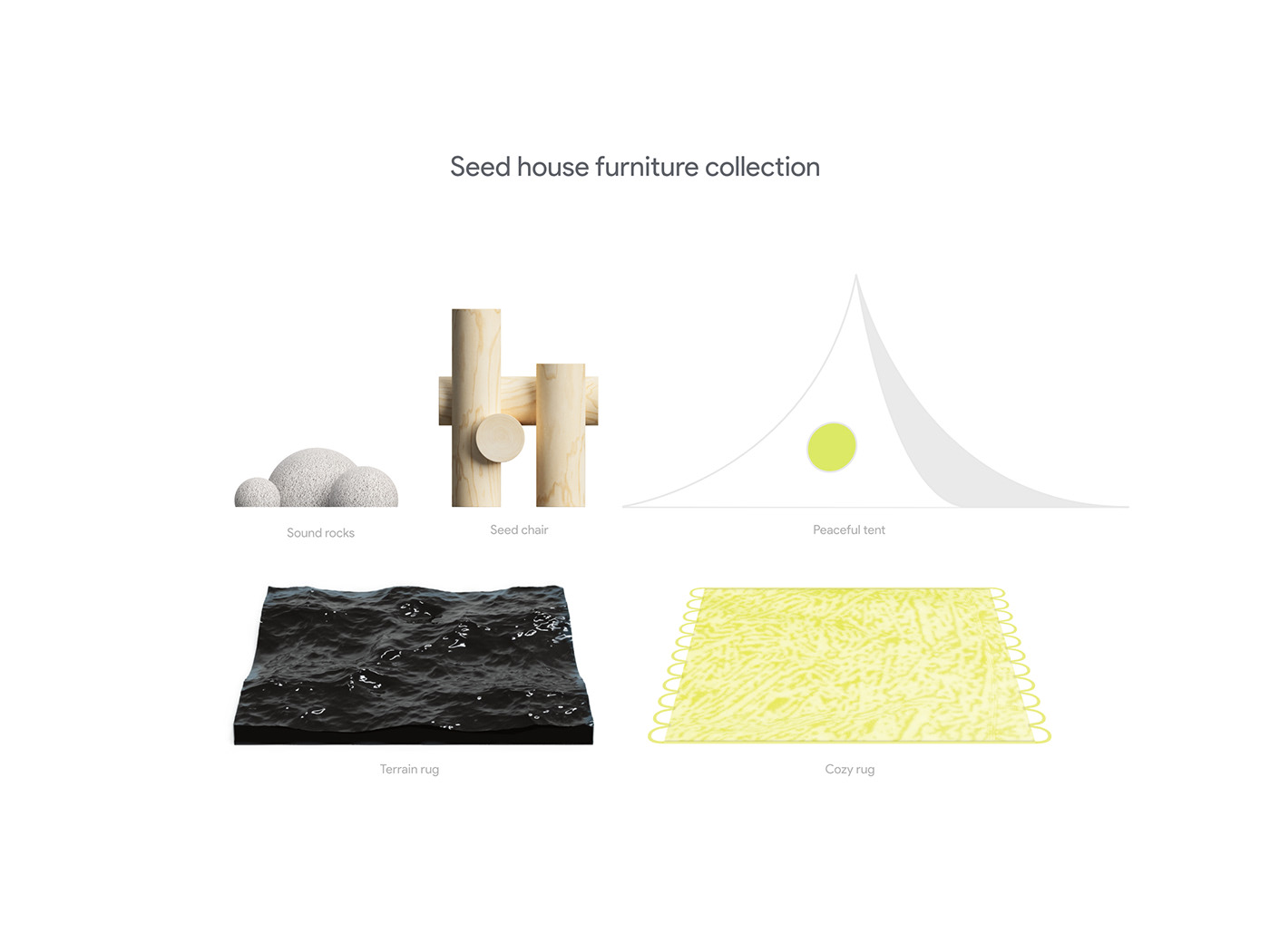 brand identity branding  furniture future google interior design  sketch speculative design visualization wood