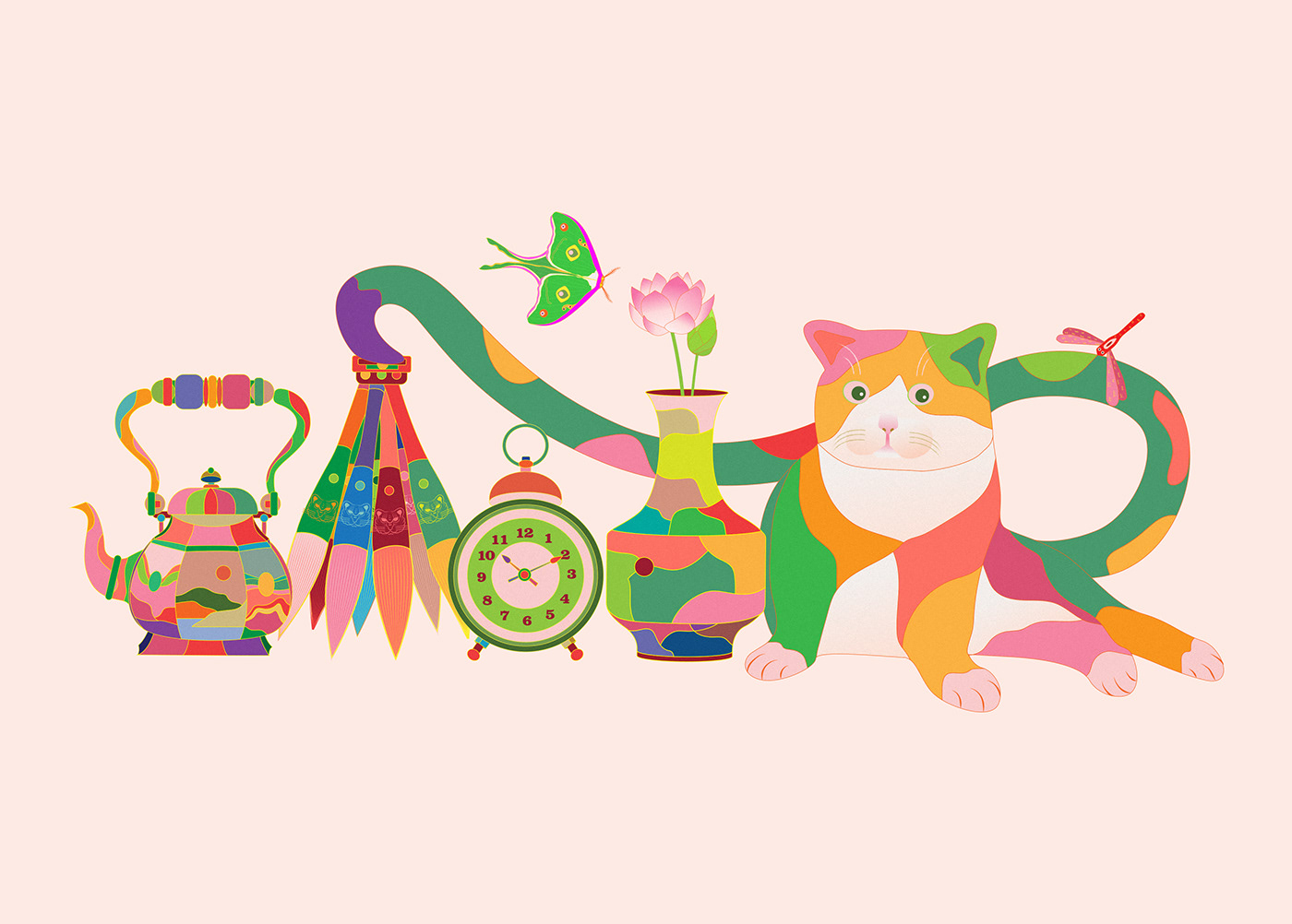 Cat adobe illustrator visual identity Brand Design identity visual