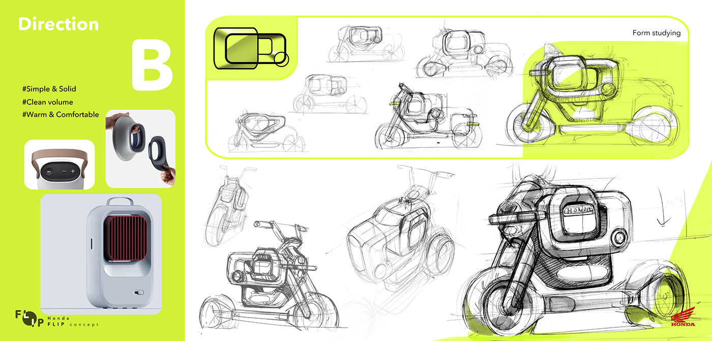 automotive   Bike design Honda motorcycle Scooter sketch transportation