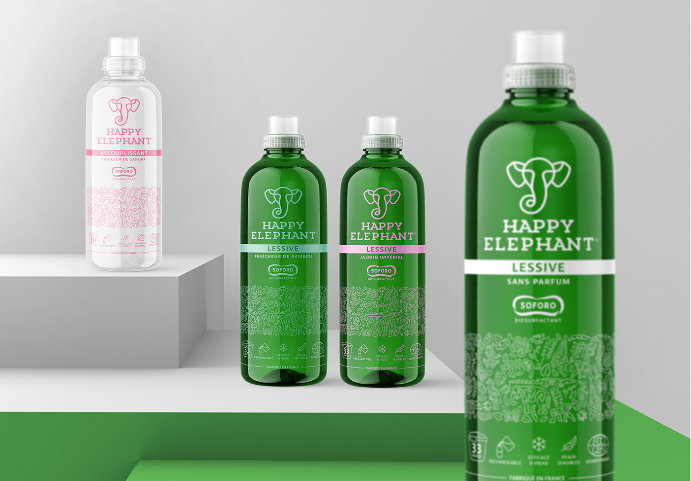 bottle Packaging Graphic Designer Brand Design adobe illustrator visual identity brand design household cleaning