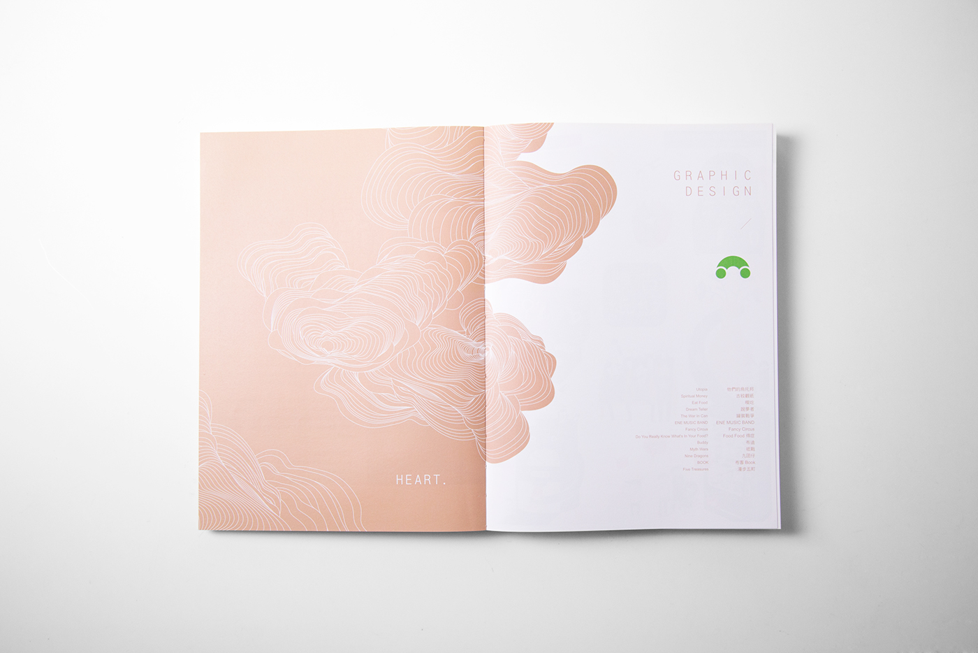 Layout graphic book design print
