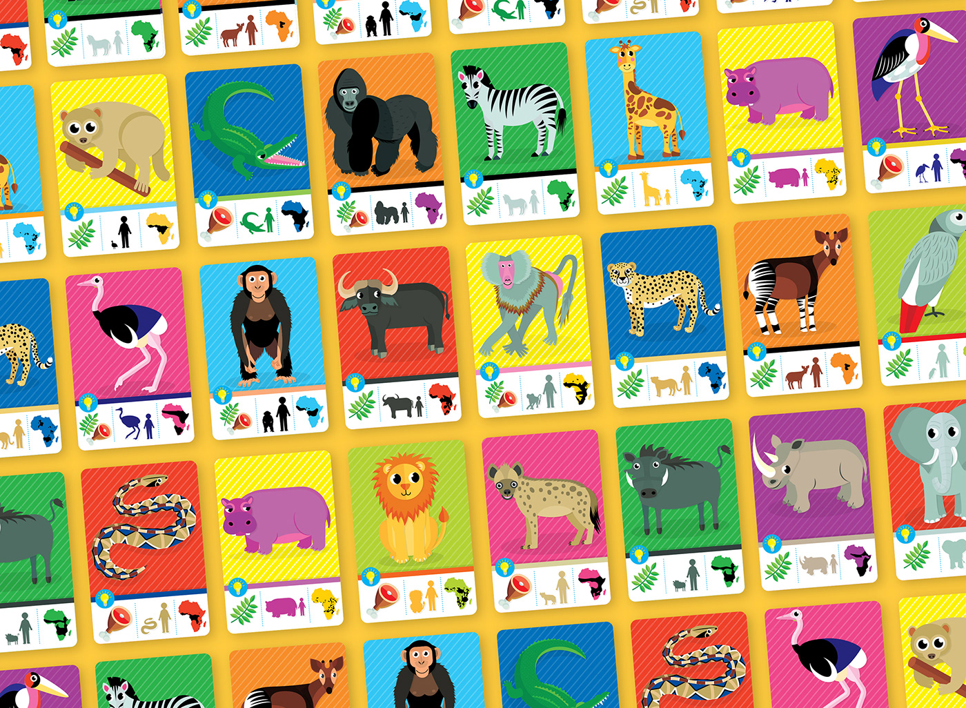 animals colorful educational Fun ILLUSTRATION  play toys vector art Adobe Portfolio