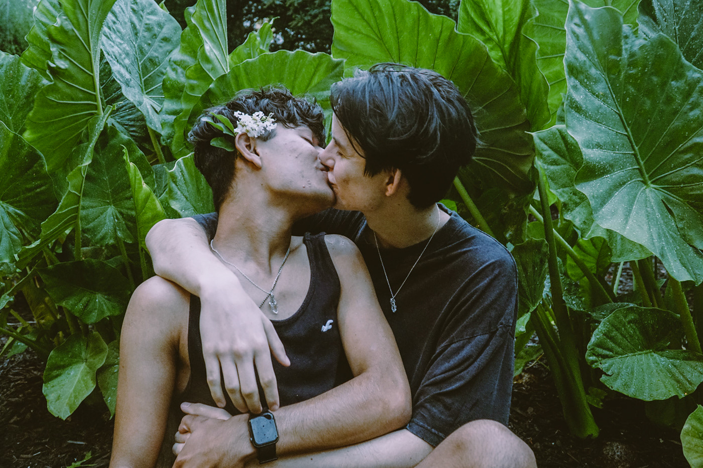 Charlotte couples shoot gay couple good boys LGBTQ Love portrait teenagers young love