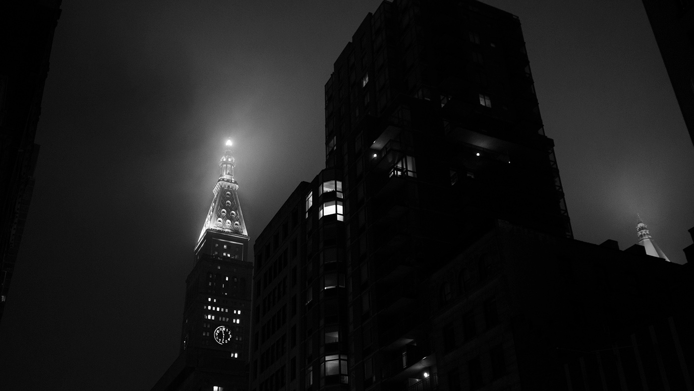 night Street new york city New York prospect park streets fog lights