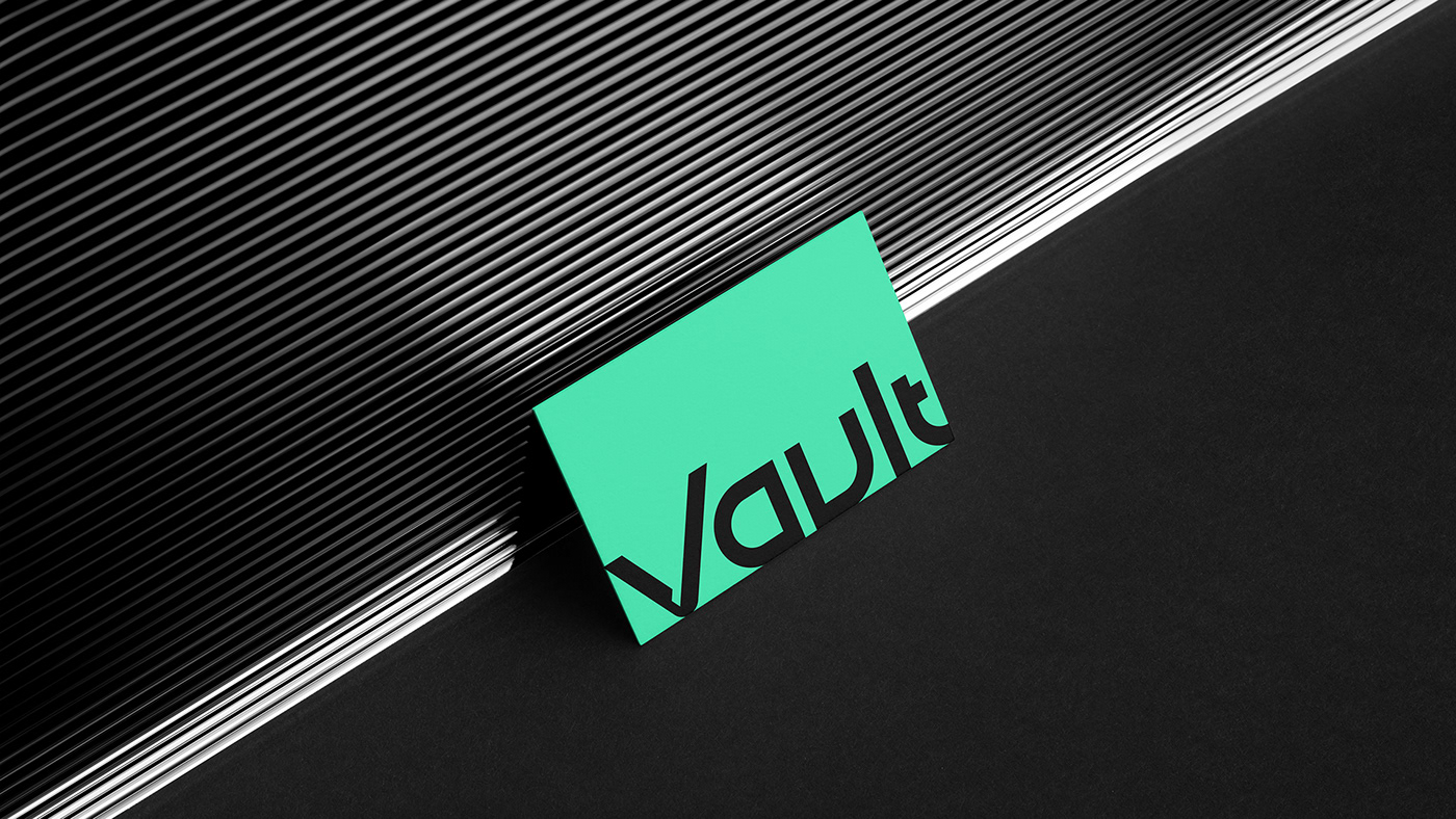 Vault branding  identity logo design graphic software Website exchange print