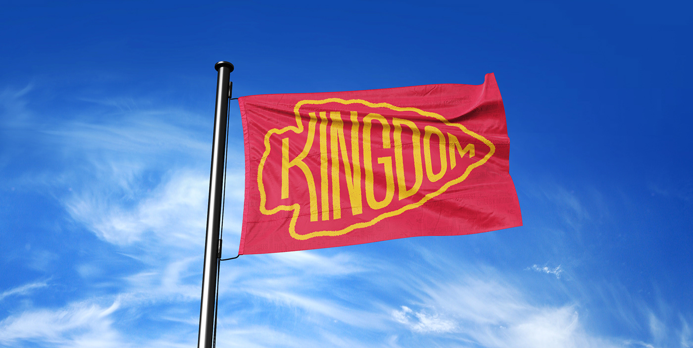 flag Chiefs Chiefs Kingdom banner red friday kansas city kingdom Pole