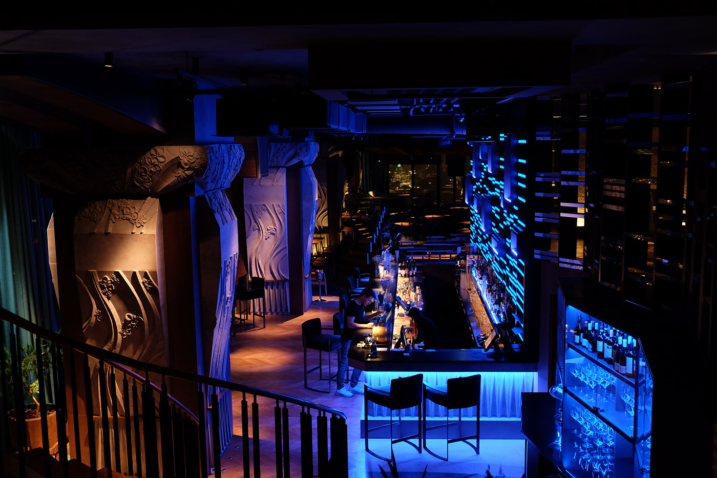 bar club HORECA lighting Lighting Design  lighting effects LightingDesign restaurant restaurant design