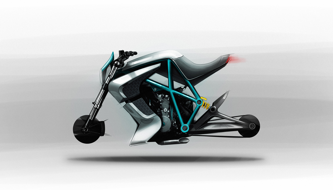 bikes motorbikes Bike mobility design transportation concept photoshop digital Render sketch husqvarna yamaha Ducati