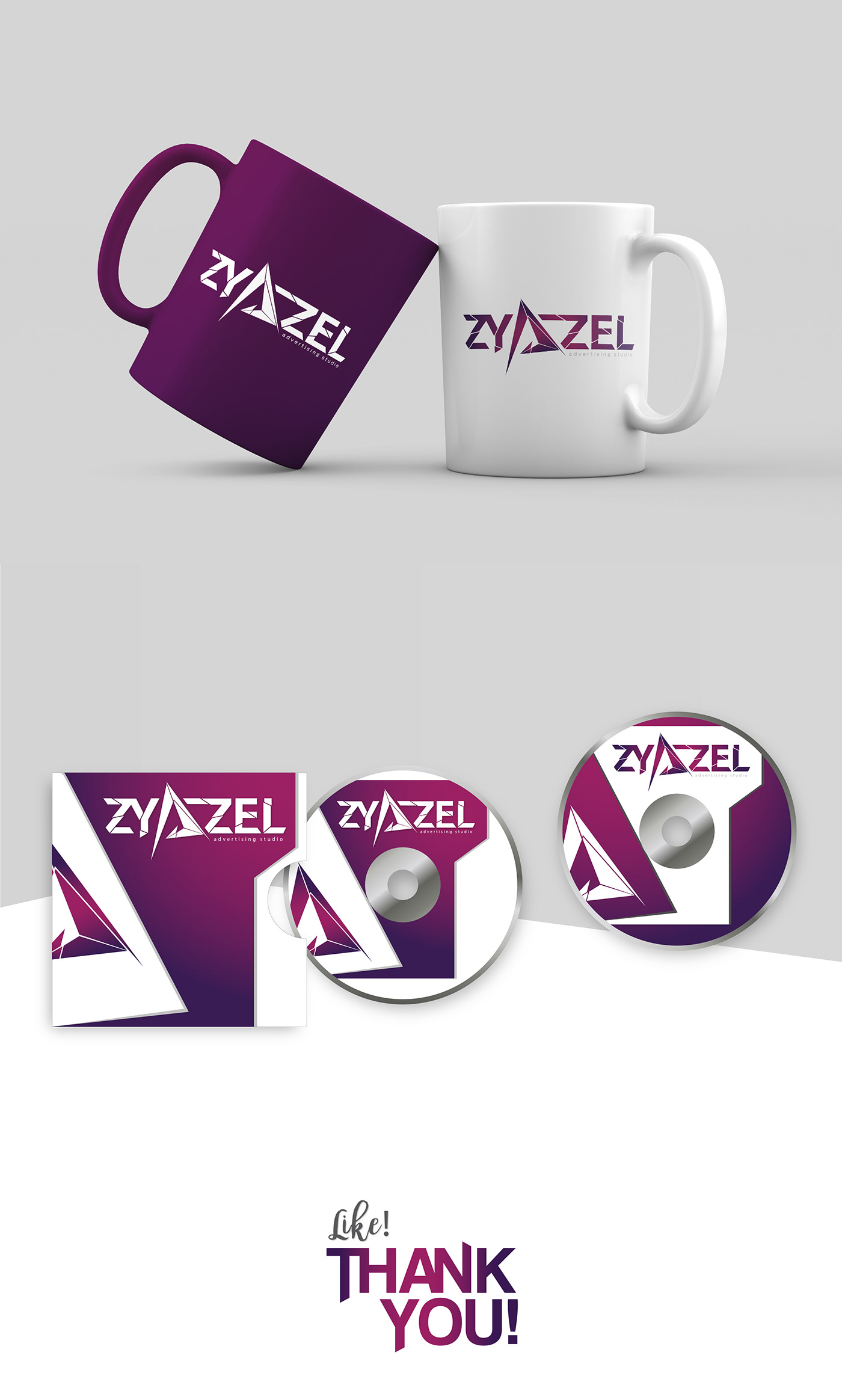 Zyazel Logo Design Zyazel branding  logo design design services graphic design  skills graphic studio