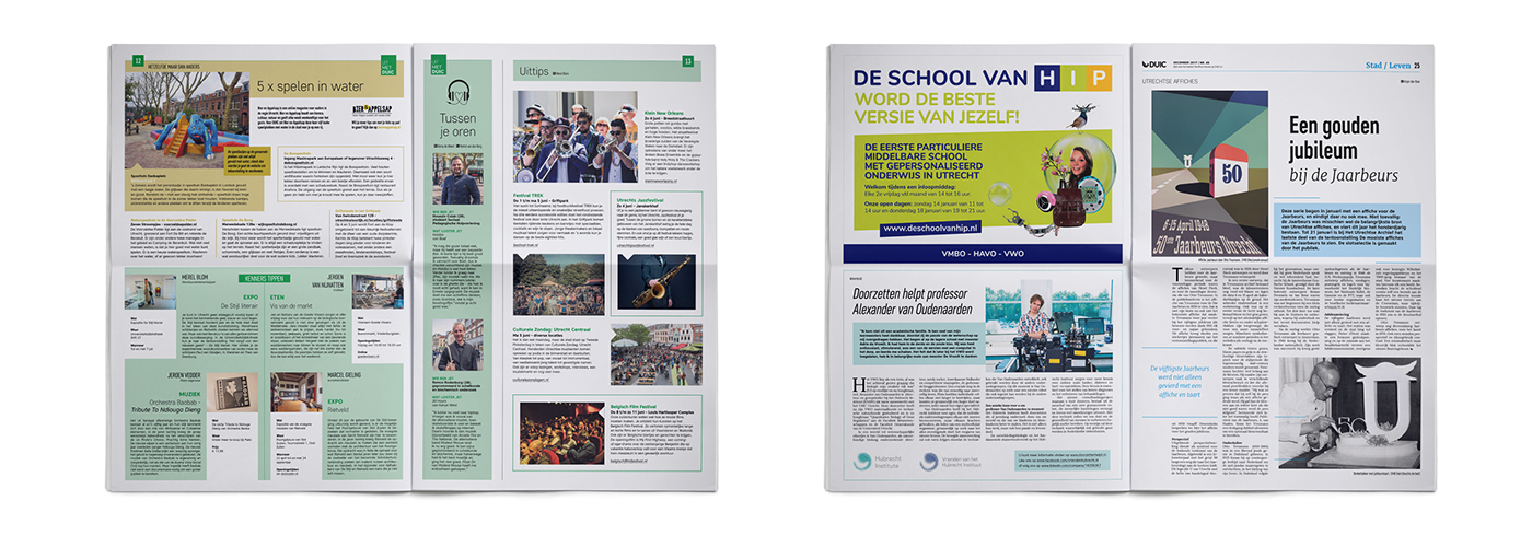 newspaper duic utrecht design news magazine brochure