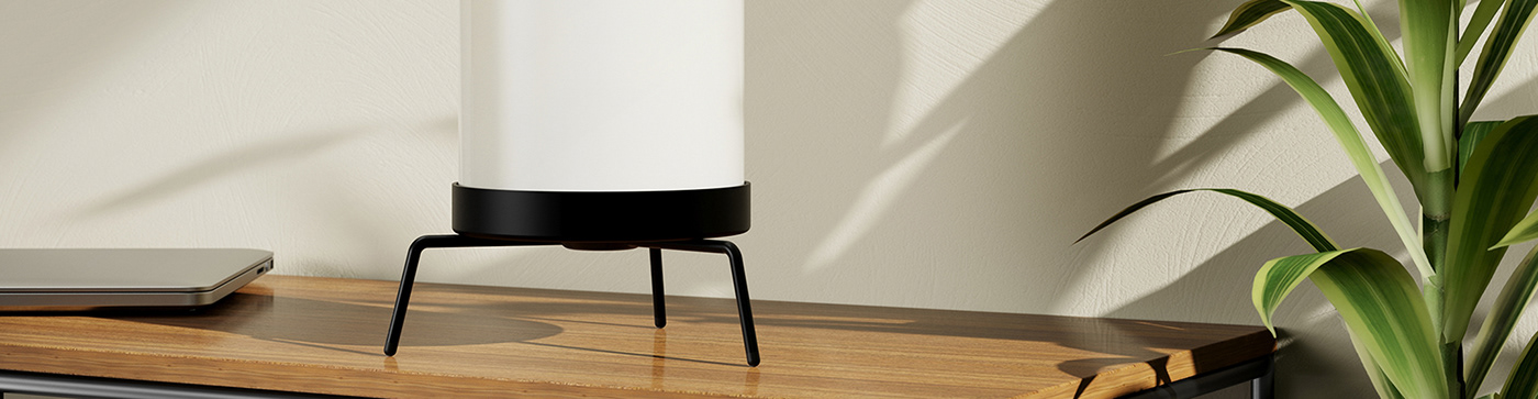 fritz hansen interior design  furniture photorealistic product product design  Product Rendering Lamp