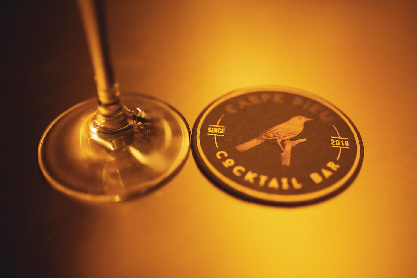 VI cocktail bar logo wine