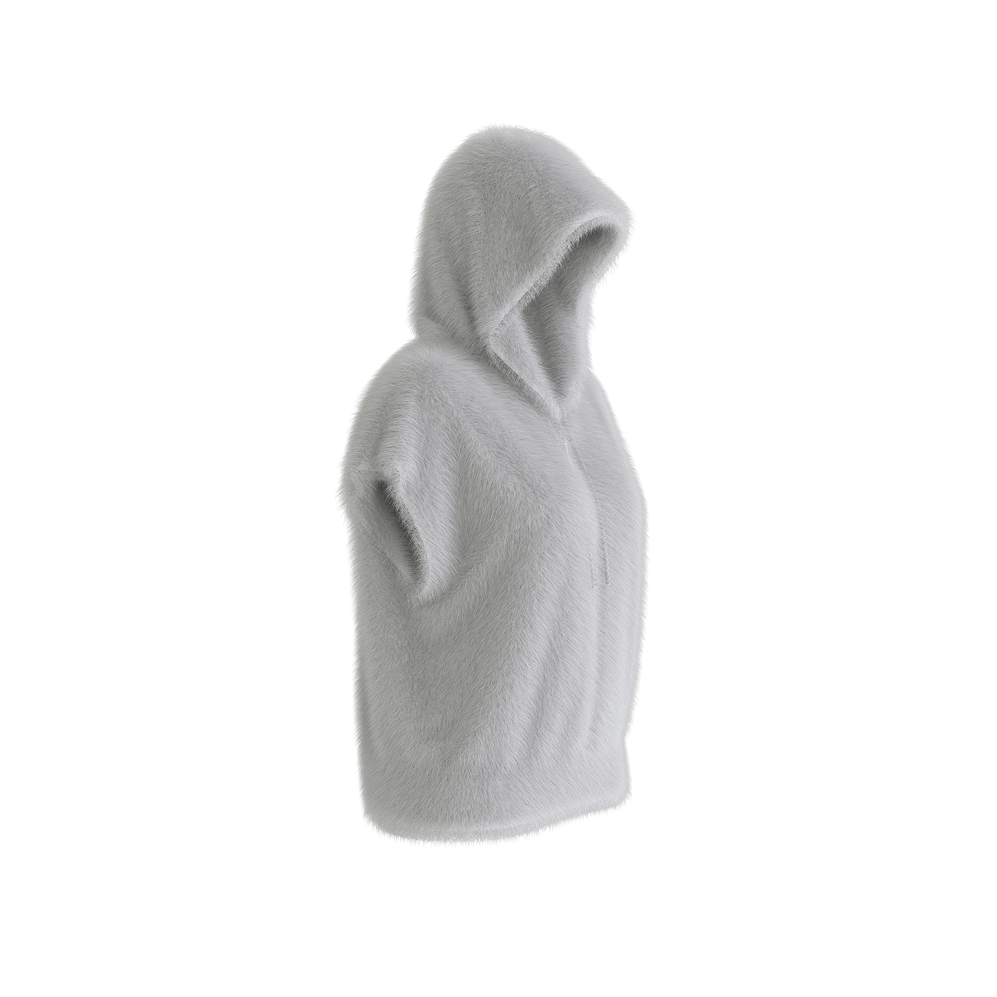 Fur 3D Browzwear womenswear fashion design apparel winter virtual fashion 3D Garment hoody design