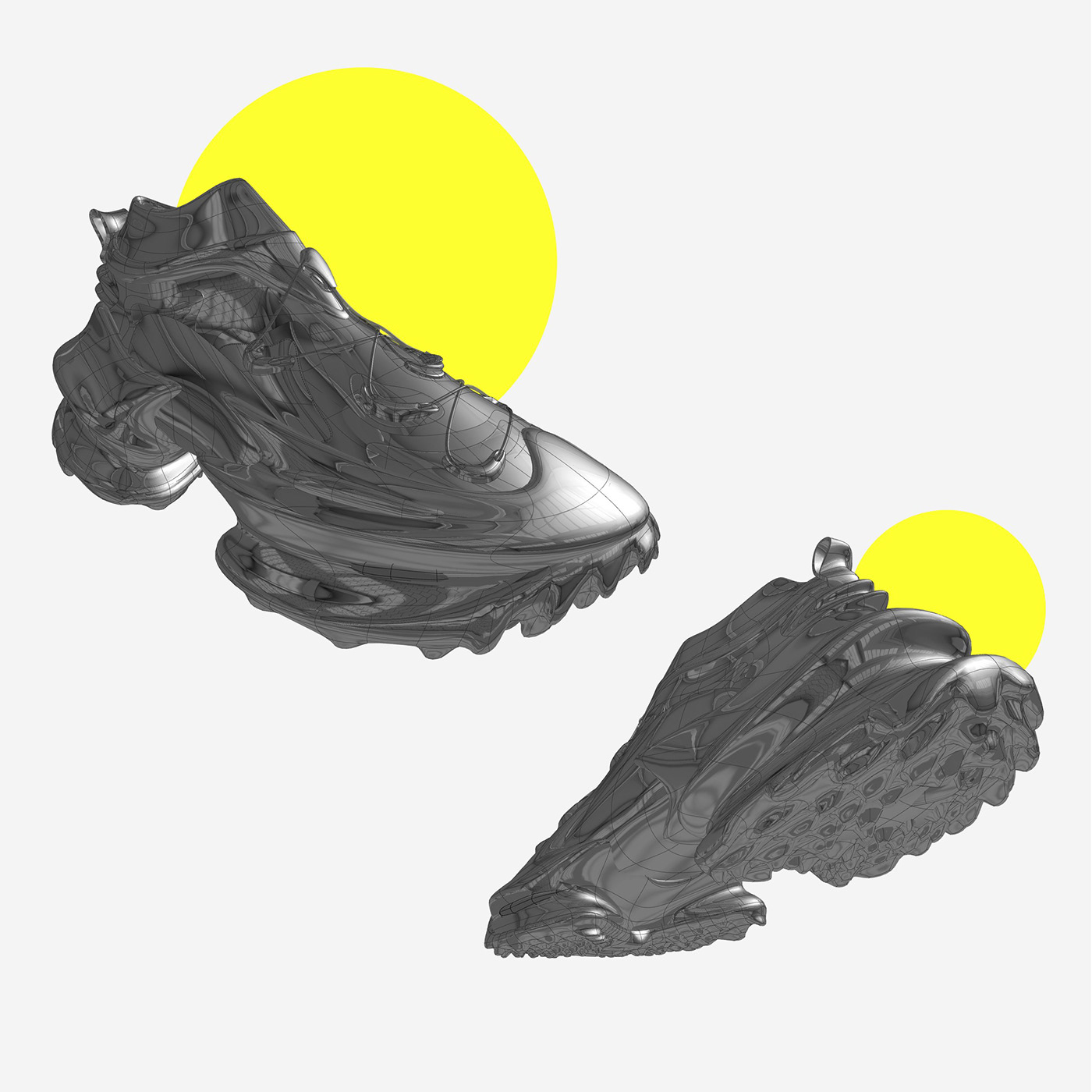 footwear gravity sketch keyshot footwear design shoes Nike adidas sneakers conceptkicks