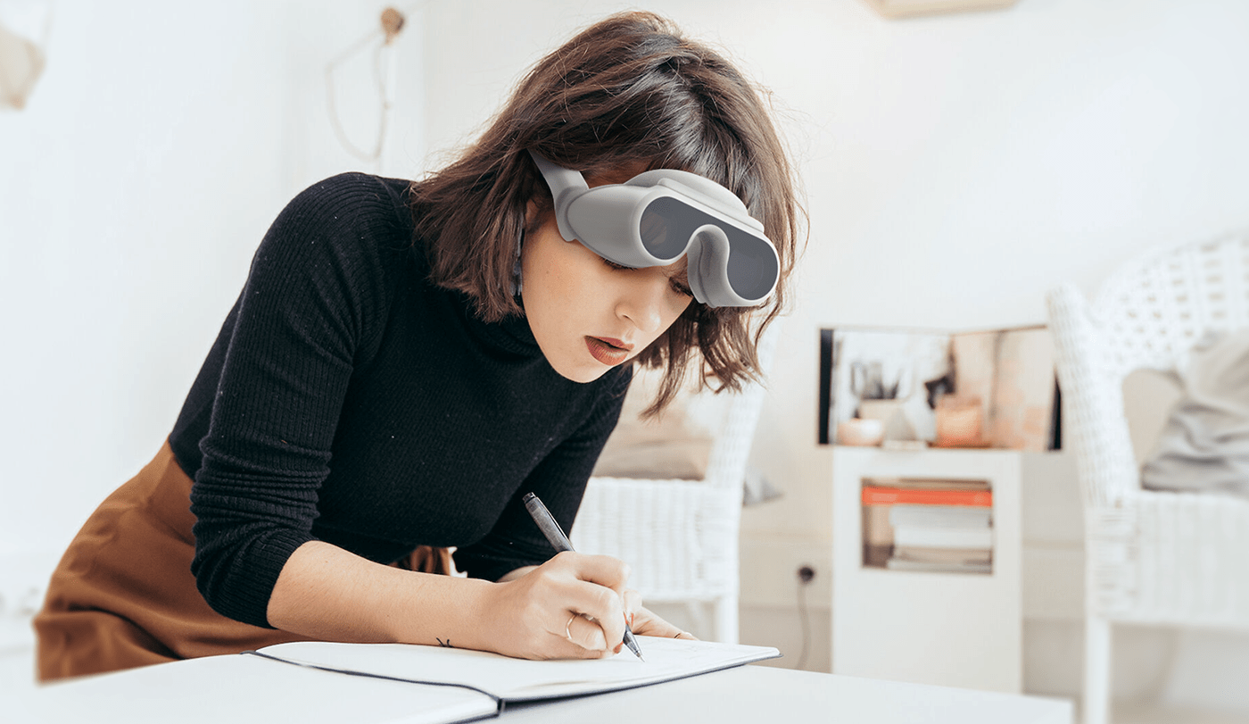 3D AR Glasses design tools industrial modern product product design  Render Technology Wearable