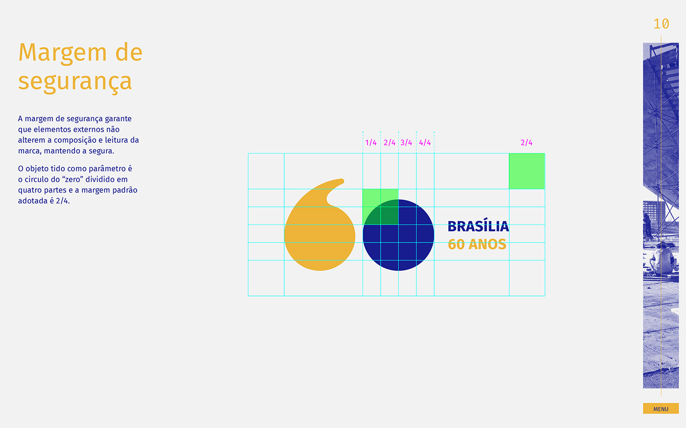 marca brand brasilia manual de identidade logo 60 anos Icon