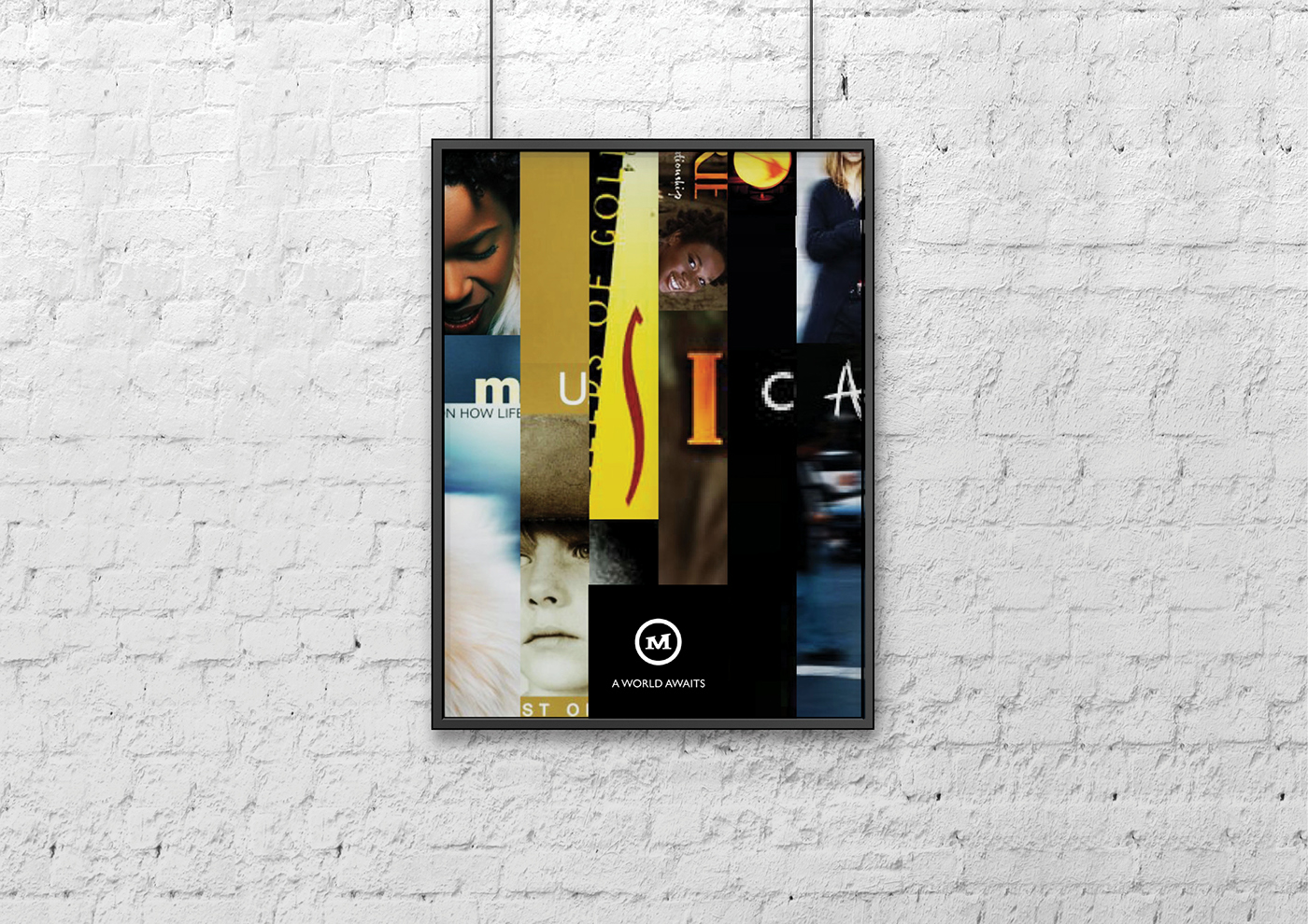 musica  Music  Movies  posters  South Africa collage Poster Design type