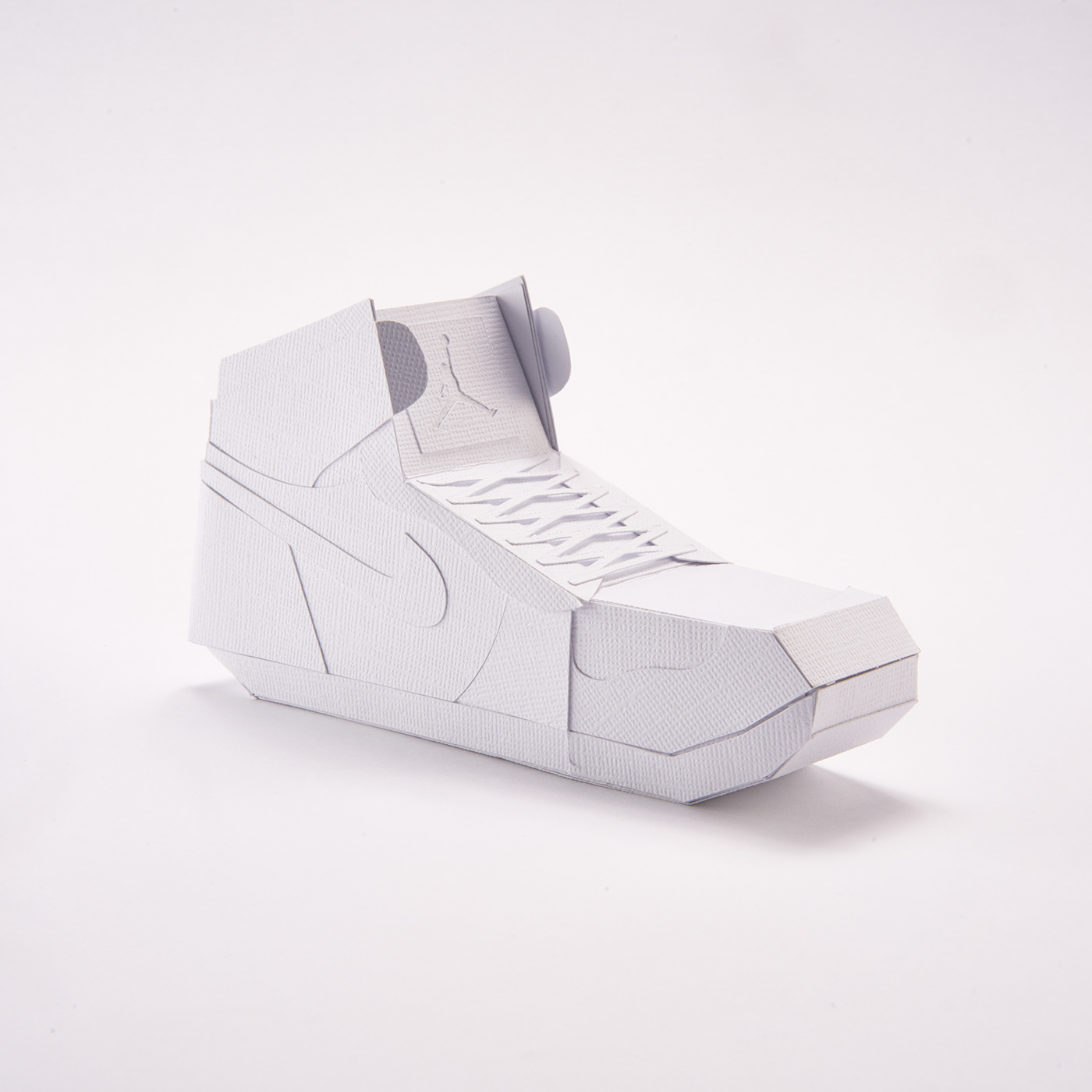 art Nike sneakers Air jordan one aj1 paper paper art paper sculpture paper shoes paper sneaker
