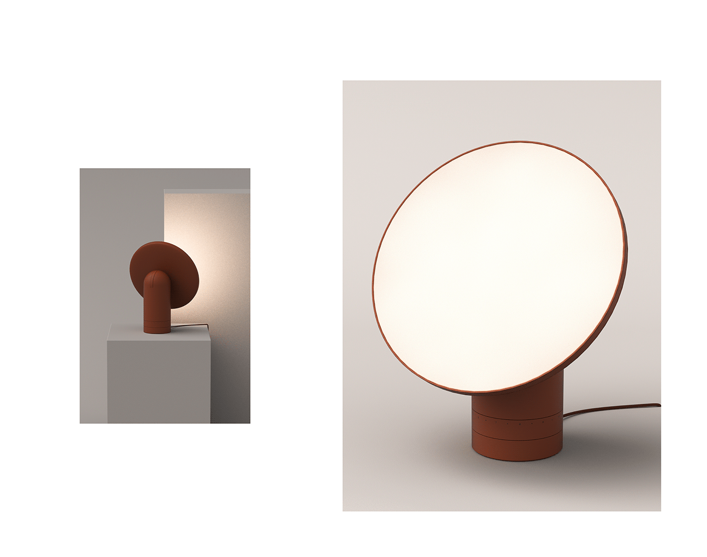 3D 3d modeling furniture design  industrial design  interior design  Lamp light lighting product design  terracotta