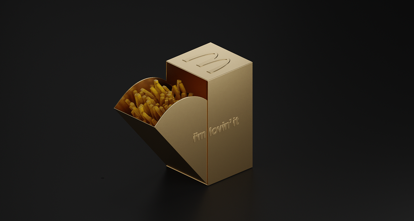 packing brands delivery golden Packaging takeaway