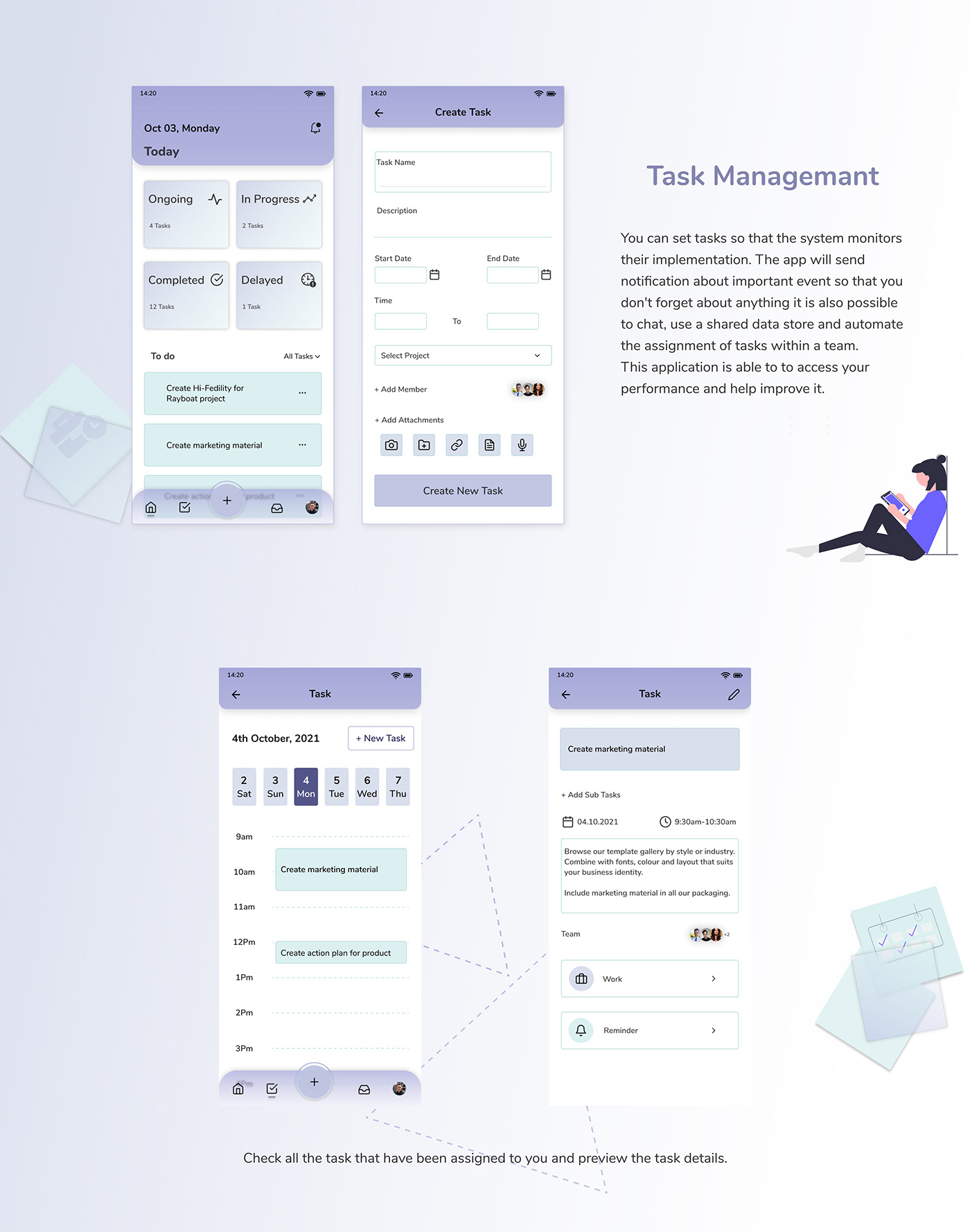 task management ui design